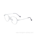 Summer Man Women Eco Friendly Customized Eyeglass Frame Optical Black Metal Glasses
